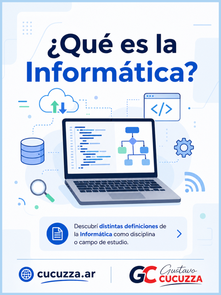 ¿Cuál es la definición de Informática? defin info borde
